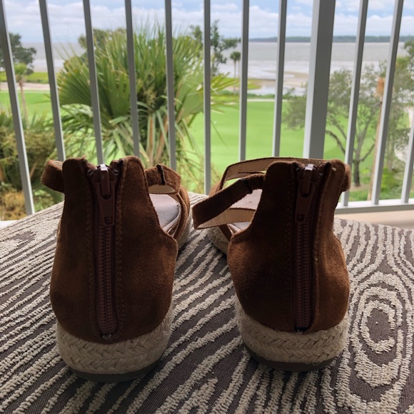 Bonnibel Brown Espadrilles Sz 9 - Picture 4 of 8